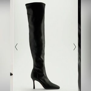 NA-KD FITTED THIGH over the knee boots